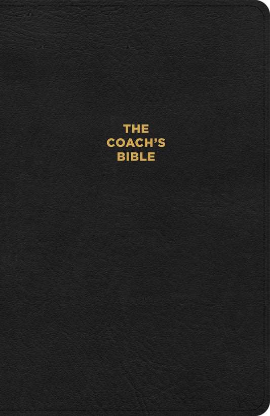 CSB Coach's Bible-Black LeatherTouch