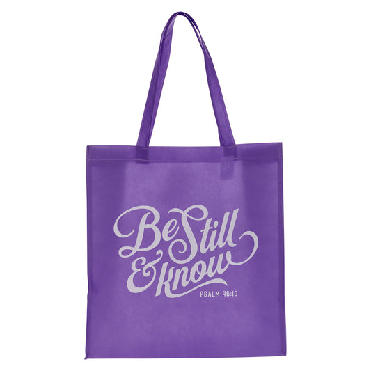 Tote Bag-Be Still and Know-Psalm 46:10