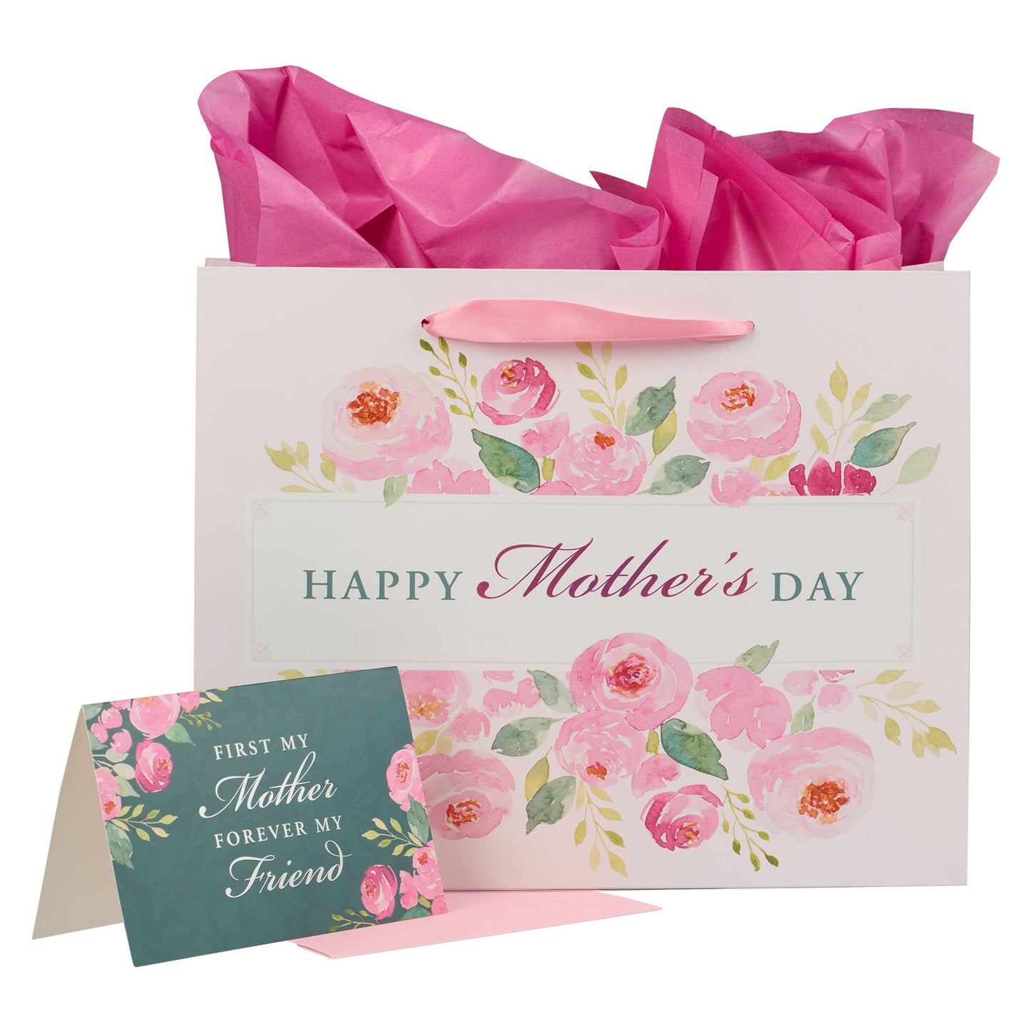 Gift Bag with Card-Large Landscape-Home Is Where Mom Is