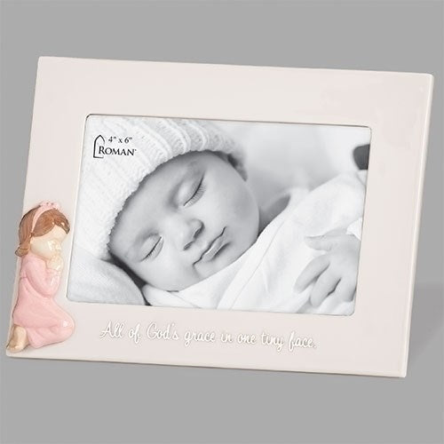Frame-All Of God's Grace In One Tiny Face-Girl (Holds 4 x 6)