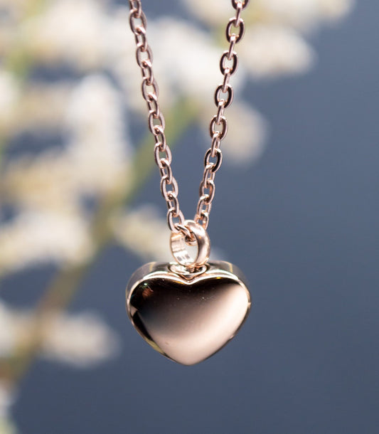 Necklace-Eden Merry-Small Rose Gold Urn (20")