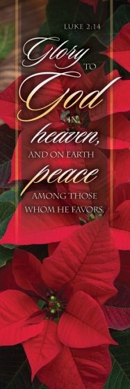 Bookmark-Glory To God In Heaven (Luke 2:14  CEB) (Pack Of 25)