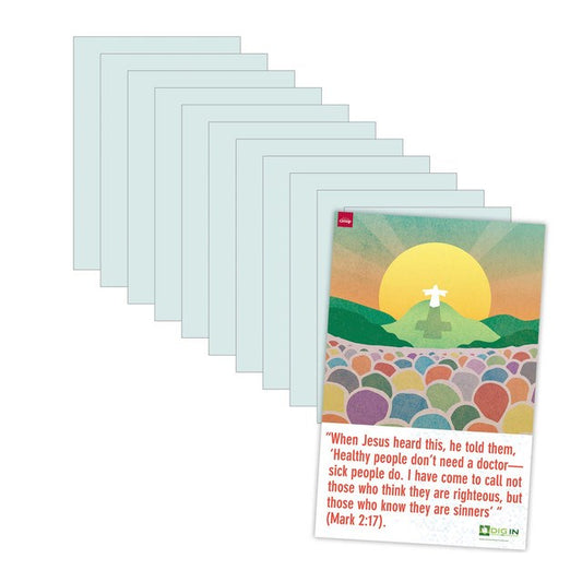 Dig In-Life of Jesus Bible Verse Posters (Set Of 12)