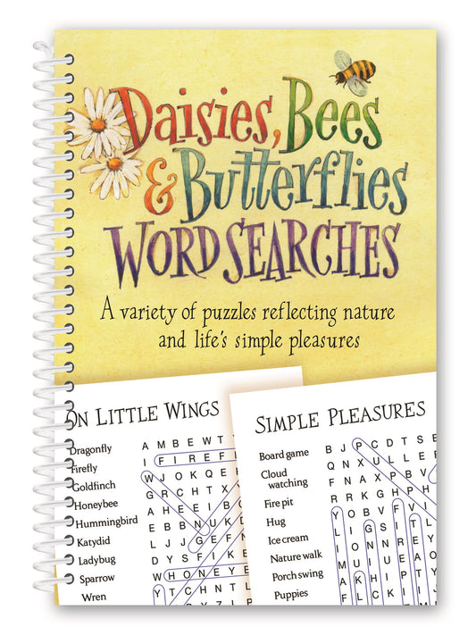 Daisies  Bees & Butterflies Word Searches