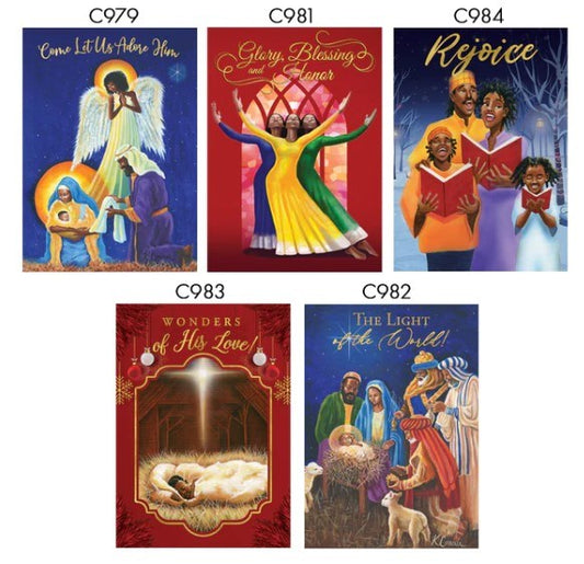 Card-Boxed-Christmas Assortment (A909) (Pack Of 15)