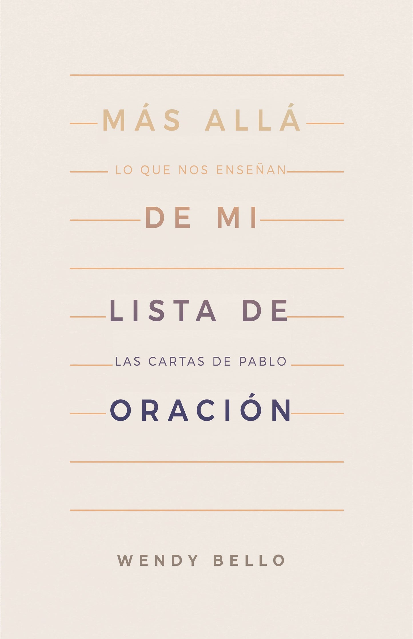 Mas Alla De Mi Lista De Oracion (Beyond My Prayer List)