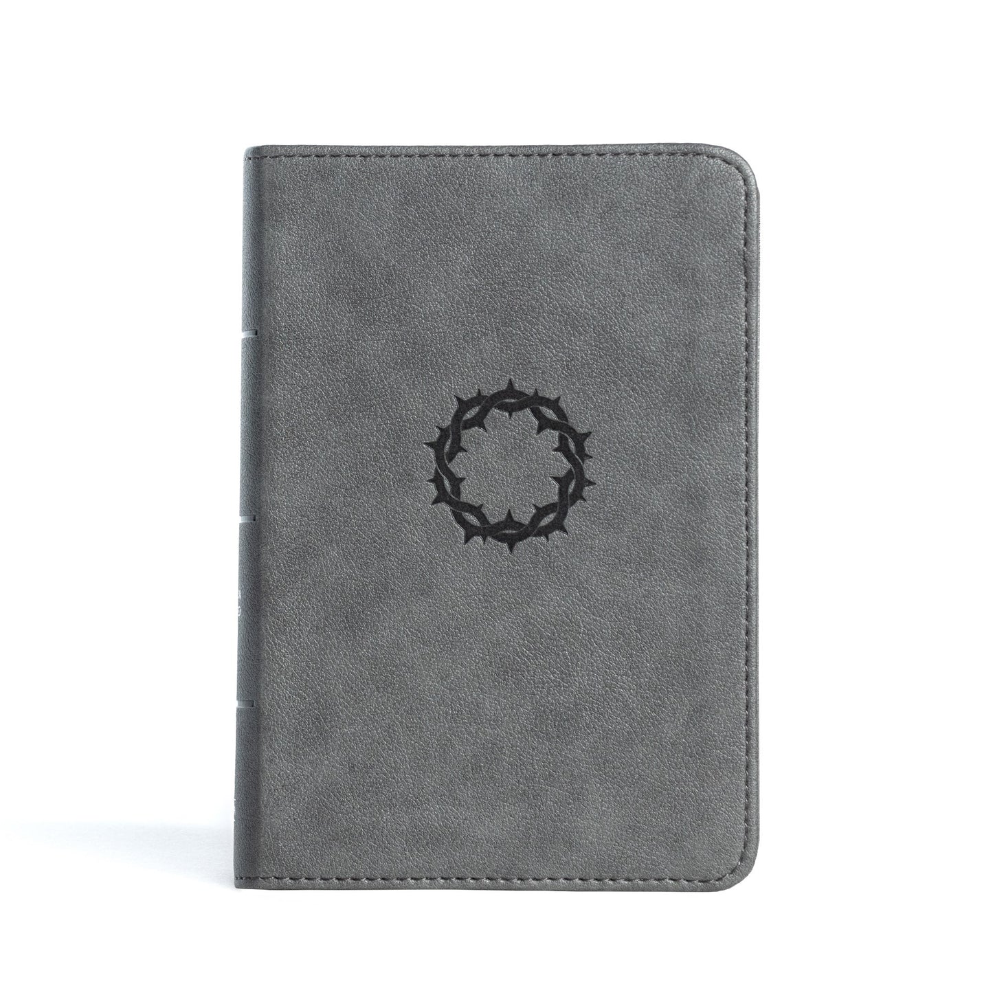 CSB Large Print Compact Reference Bible-Stone Leathertouch