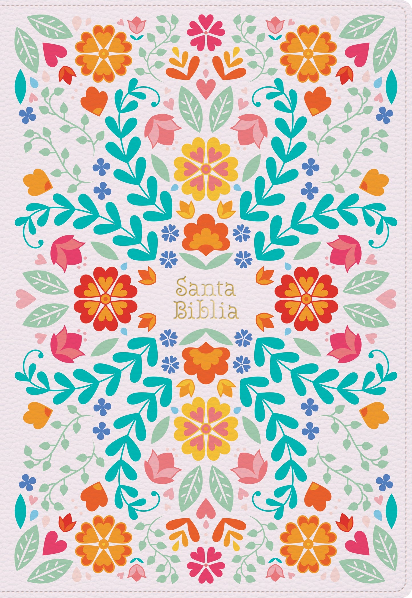 RVR 1960 Biblia Letra S per Gigante (Super Giant Print Bible)-Flowers LeatherTouch