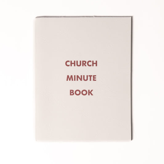 Church Minute Book (6-3/4" x 8-1/4")