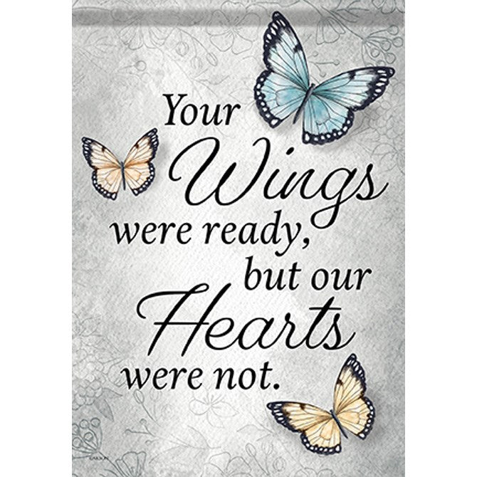 Flag-Garden-Durasoft-Your Wings (12.5" x 18")