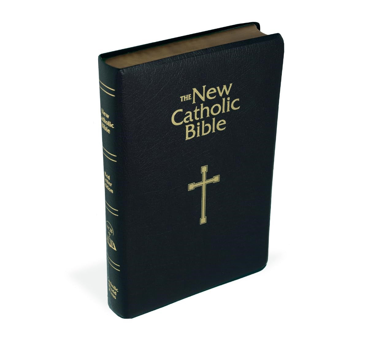 NCB New Catholic Bible Gift & Award Bible-Black Imitation Leather