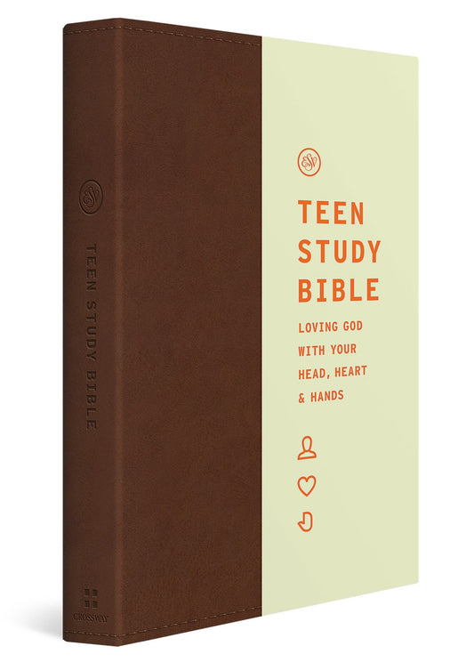 ESV Teen Study Bible-Burnt Sienna TruTone