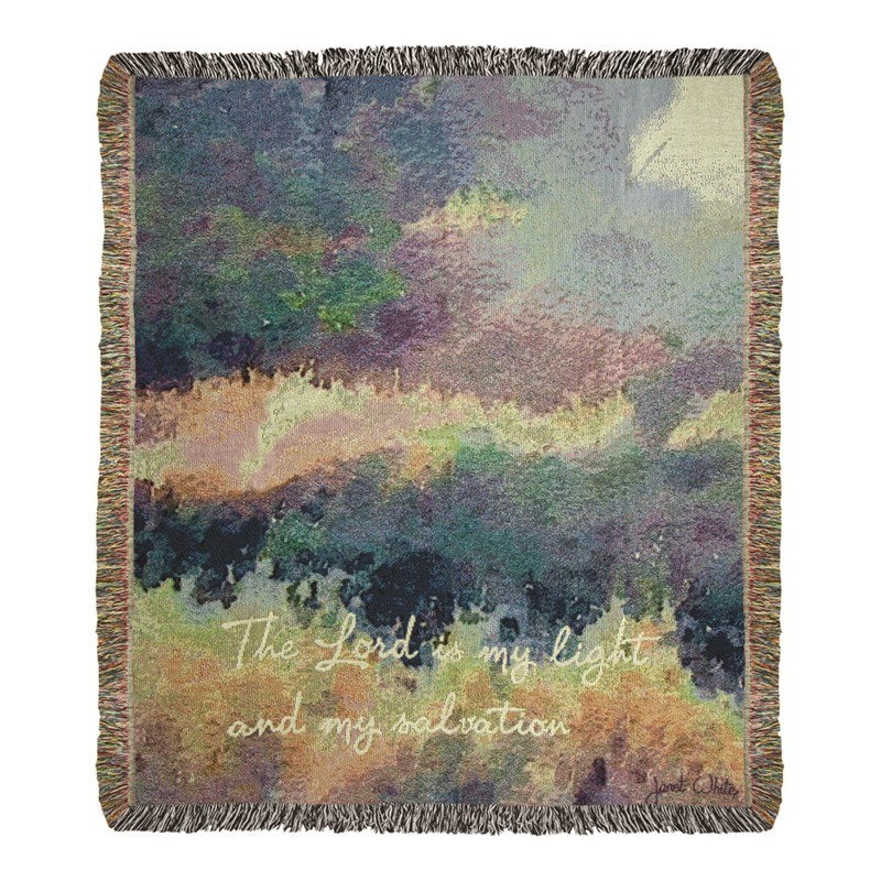 Throw-The Lord Is My Light-Tapestry (50" x 60")