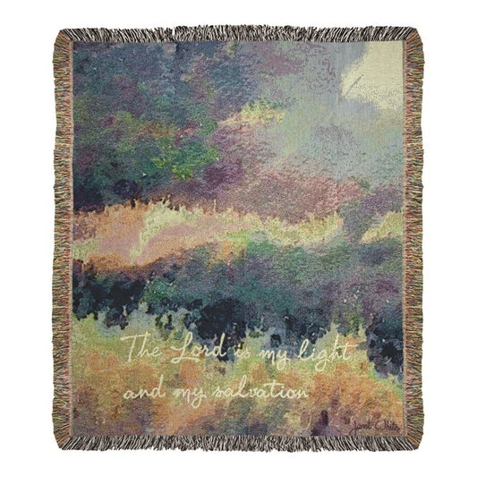 Throw-The Lord Is My Light-Tapestry (50" x 60")