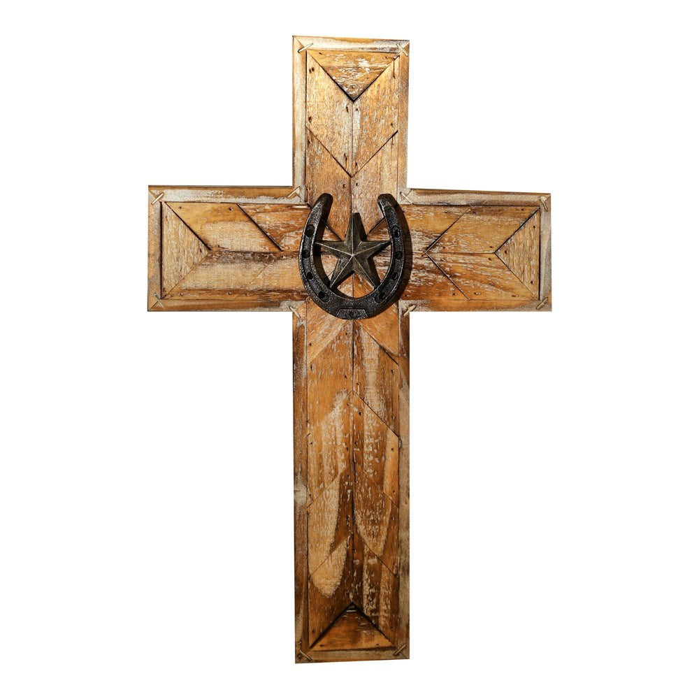 Wall Cross-Horseshoe (16" x 10.83")