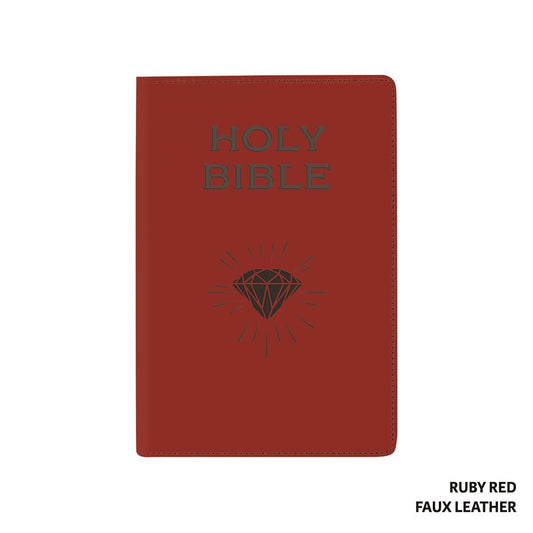 LSB Legacy Standard Bible Children's Bible-Ruby Red Faux Leather