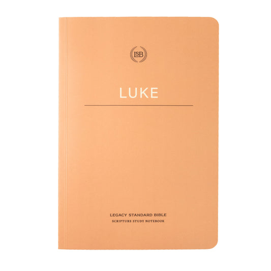 LSB Legacy Standard Bible Scripture Study Notebook: Luke-Softcover