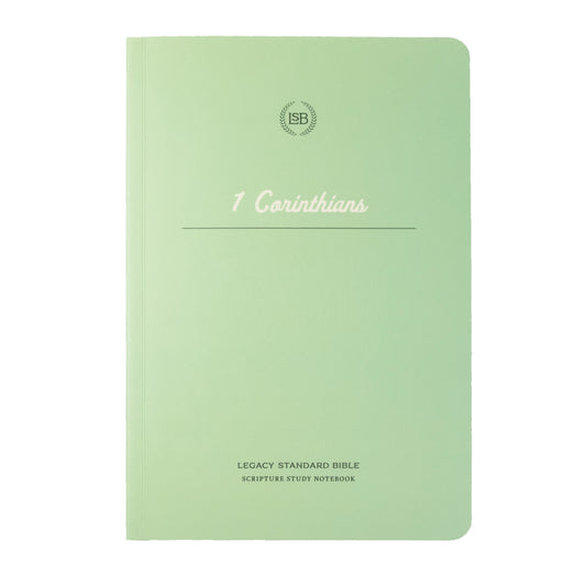 LSB Legacy Standard Bible Scripture Study Notebook: 1 Corinthians-Softcover