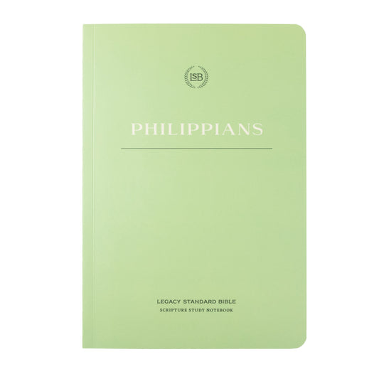 LSB Legacy Standard Bible Scripture Study Notebook: Philippians-Softcover