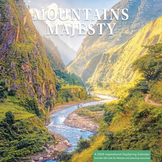 2024 Mountains Majesty Wall Calendar