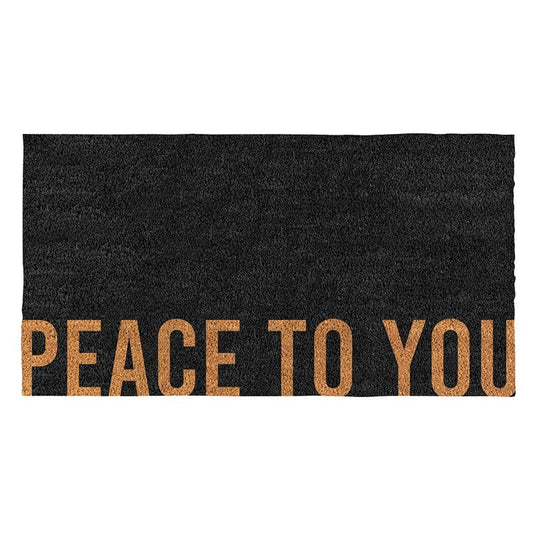 Coir Doormat-Peace To You (30" x 16")