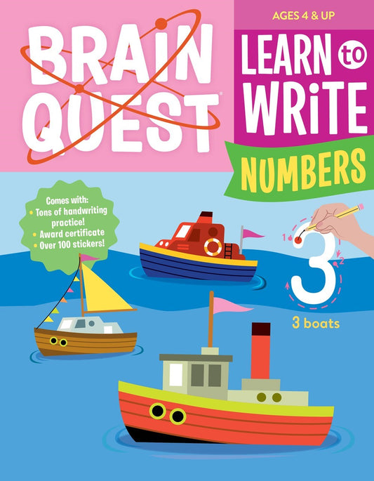 Brain Quest Learn To Write: Numbers