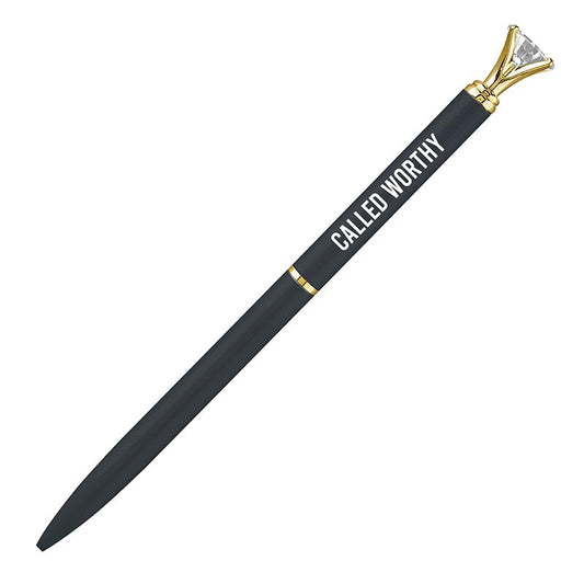 Mini Gem Pen-Called Worthy (5.5" L)