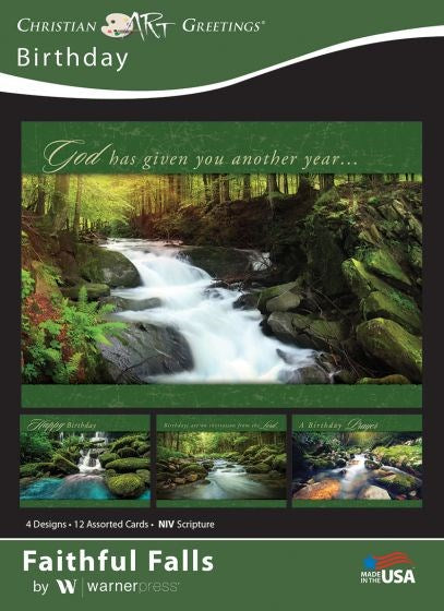 Card-Boxed-Faithful Falls Assorted (Pack Of 12)