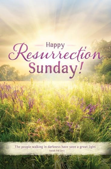 Bulletin-Happy Resurrection Sunday! (Pack Of 100)