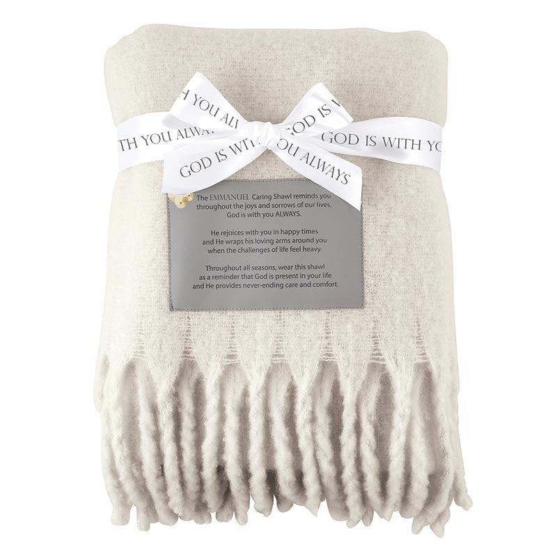 Emmanuel Caring Shawl w/Gold Plate (72" x 40")