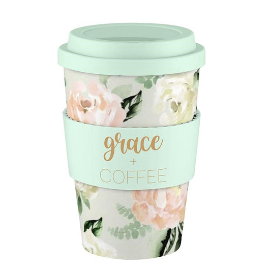 Travel Cup-Grace And Coffee-Bamboo (13 Oz)
