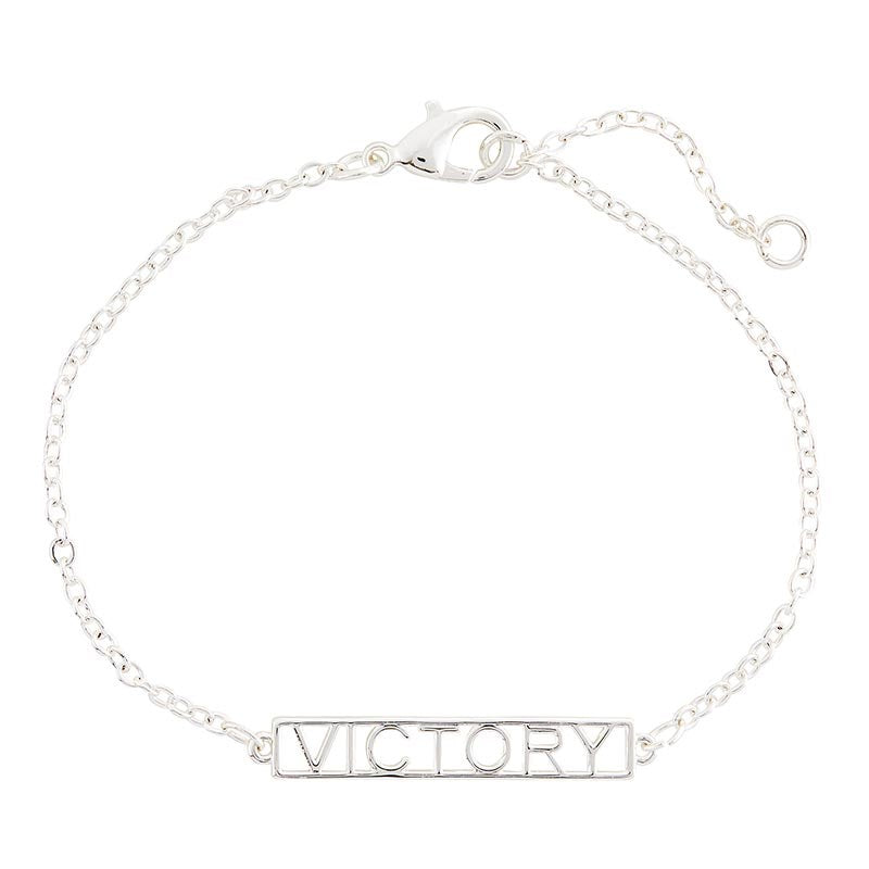 Bracelet-Kingdom Words-Victory-Silver Plate