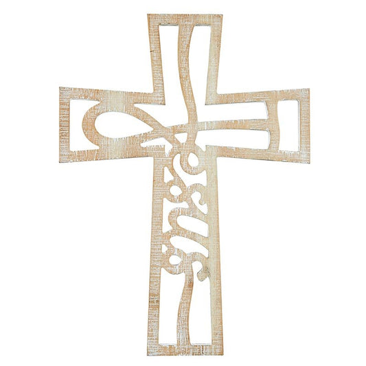 Wall Cross-Jesus (16"H)