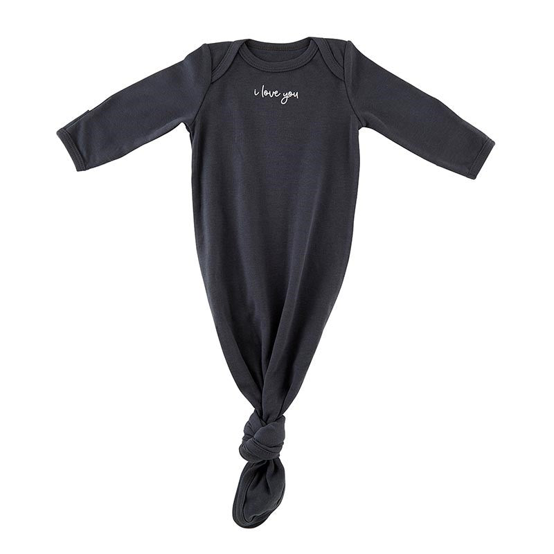 Newborn Knotted Gown-I Love You (0-6 mths)