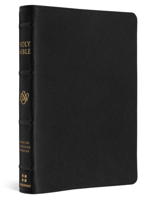 Esv Heirloom Bible (Alpha Edition)-Black Goatskin Leather (Order #9798874904425)