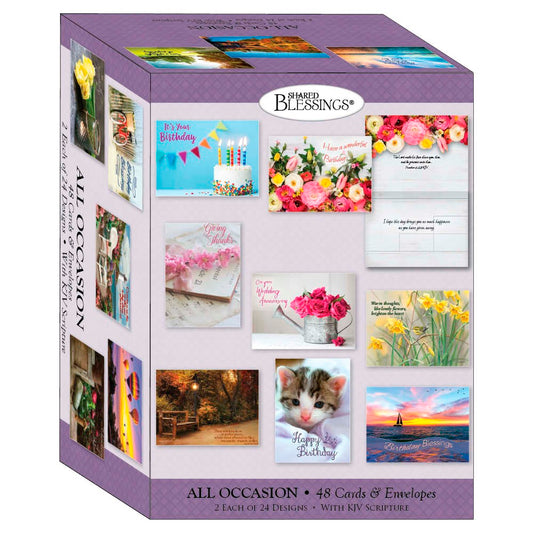 Card-Boxed-Shared Blessings-Value All Occasion Assortment-B (Box Of 48)