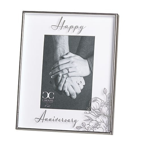 Frame-Happy Anniversary (Holds 4x6 Photo)