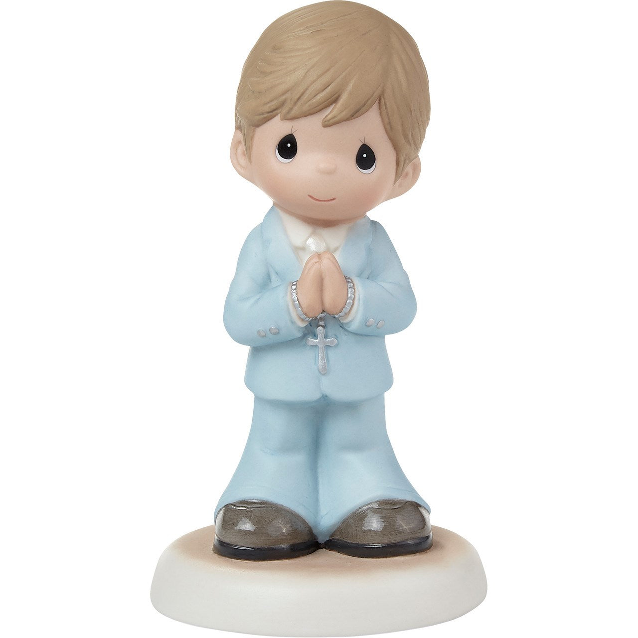 Figurine-Blessings On Your First Communion-Boy (Brunette)