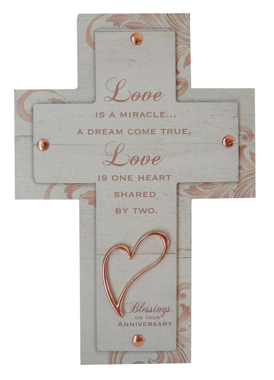 Wall Cross-Love Is A Miracle-Anniversary (8")