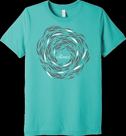 Tee Shirt-Against The Current-The Chosen-Teal-4X Large