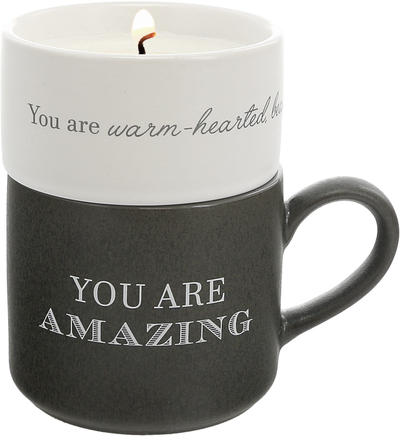 Gift Set-Stacking Mug and Candle-You Are Amazing