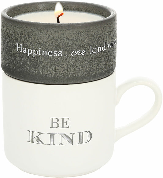 Gift Set-Stacking Mug and Candle-Be Kind