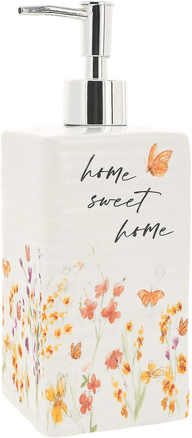 Soap Dispenser-Home Sweet Home-Floral