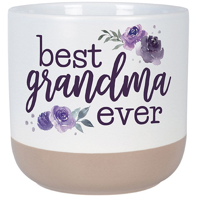 Planter-Best Grandma Ever (5.25" x 5.5"D") (Pack Of 2)