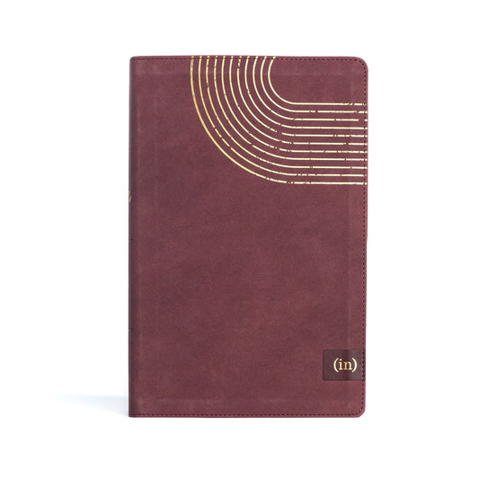 CSB (in)courage Devotional Bible-Bordeaux LeatherTouch