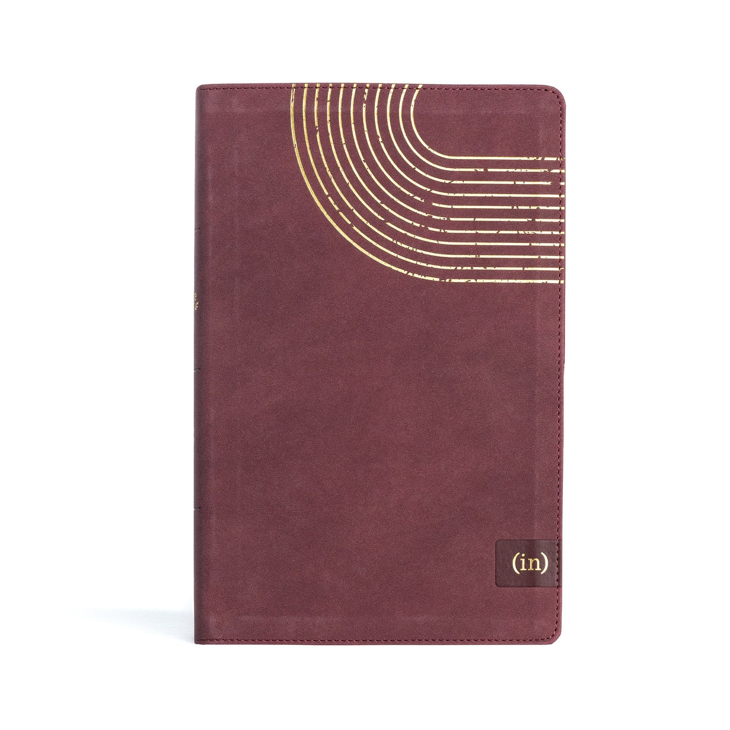 CSB (in)courage Devotional Bible-Bordeaux LeatherTouch Indexed