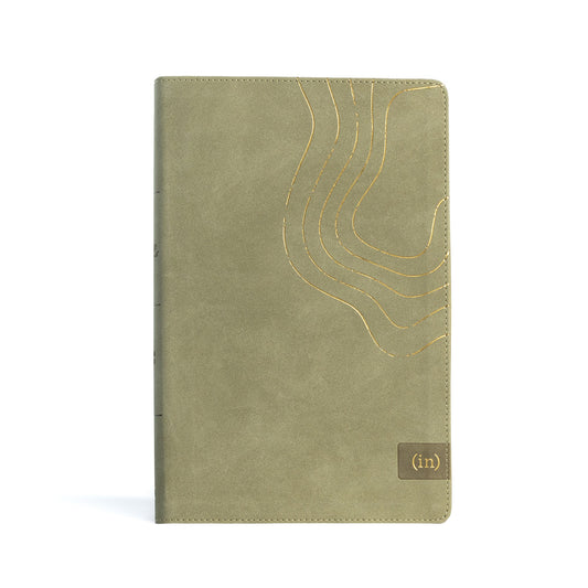 CSB (in)courage Devotional Bible-Sage LeatherTouch Indexed