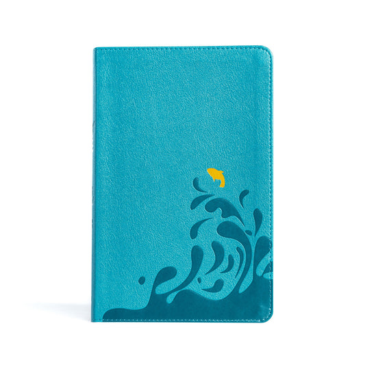 CSB Easy-For-Me Bible For Early Readers-Aqua Blue LeatherTouch