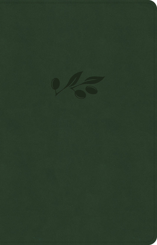 NASB 2020 Large Print Thinline Bible-Olive LeatherTouch