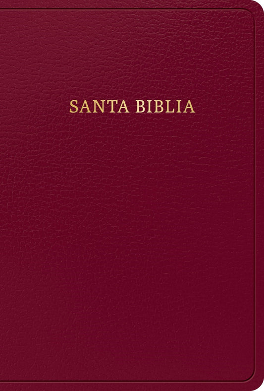 RVR 1960 Biblia Letra Grande Tamano Manual  Edicion 2023 (Hand Size Giant Print)-Burgundy Imitation Leather